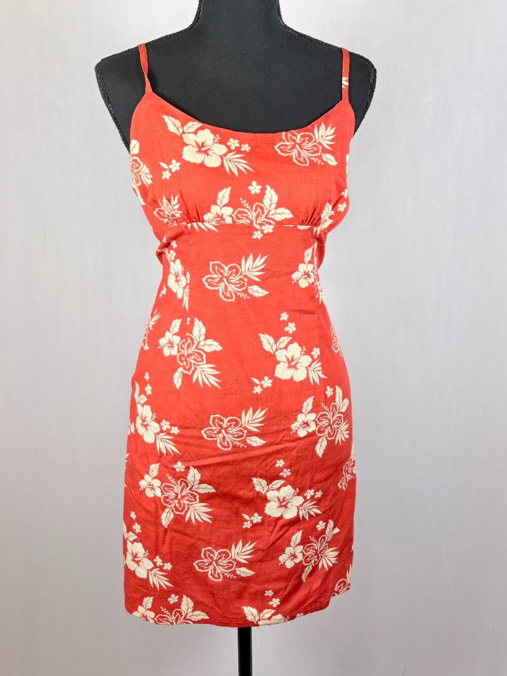 Wild Fable | Red Floral Mini Dress | XL | Spaghetti Strap Smocked Back Sundress